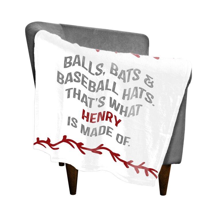 Baseball discount fleece blanket